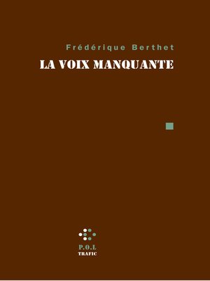 cover image of La Voix manquante